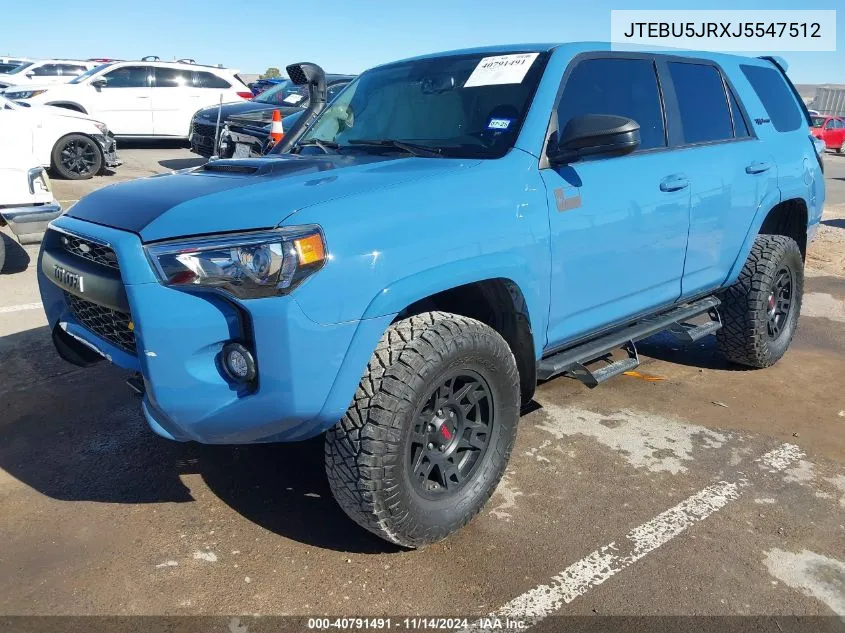 JTEBU5JRXJ5547512 2018 Toyota 4Runner Trd Pro