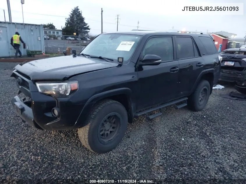 2018 Toyota 4Runner Sr5 Premium VIN: JTEBU5JR2J5601093 Lot: 40907310