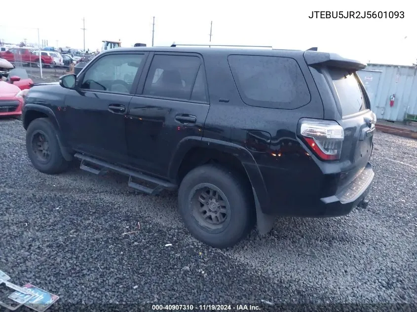 2018 Toyota 4Runner Sr5 Premium VIN: JTEBU5JR2J5601093 Lot: 40907310