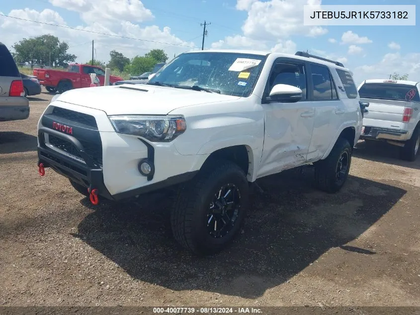 JTEBU5JR1K5733182 2019 Toyota 4Runner Trd Off Road Premium