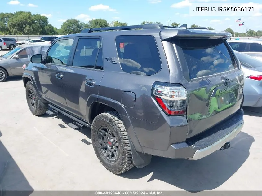 JTEBU5JR5K5656171 2019 Toyota 4Runner Trd Off Road Premium