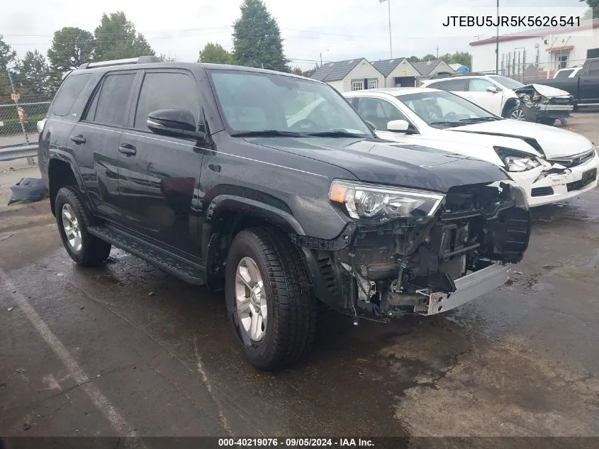 2019 Toyota 4Runner Sr5 Premium VIN: JTEBU5JR5K5626541 Lot: 40219076