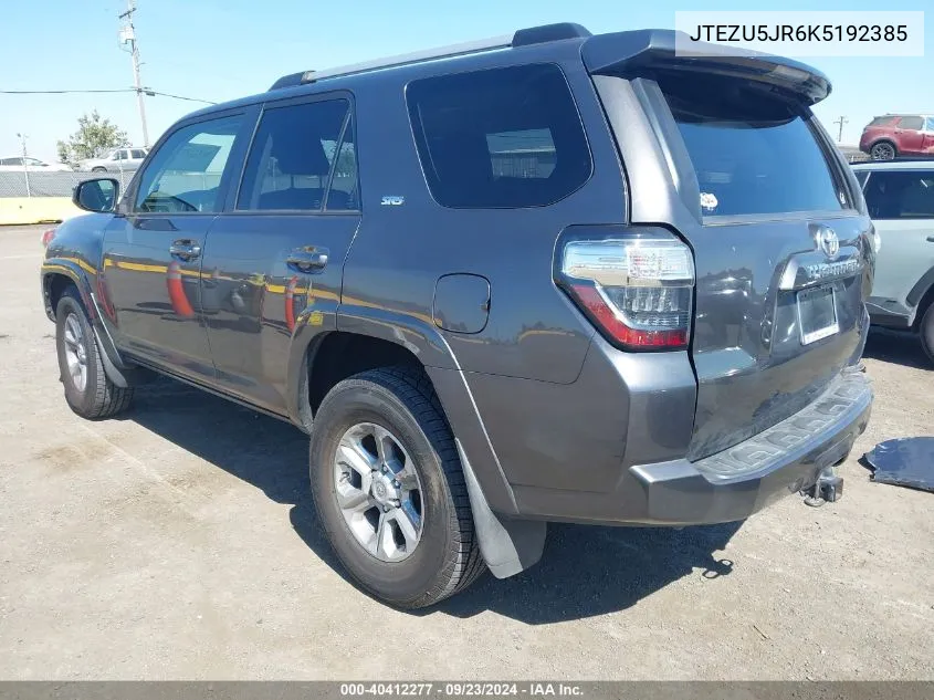 JTEZU5JR6K5192385 2019 Toyota 4Runner Sr5