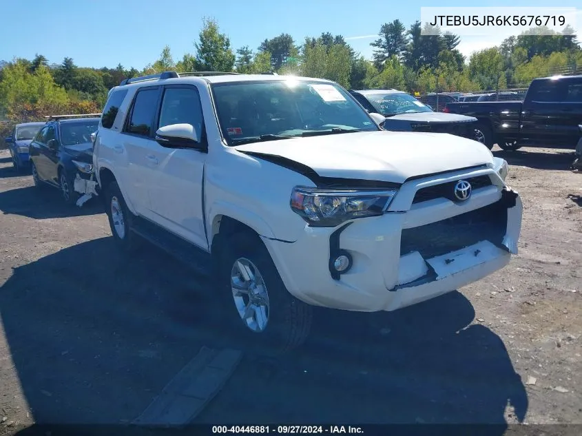 JTEBU5JR6K5676719 2019 Toyota 4Runner Sr5 Premium