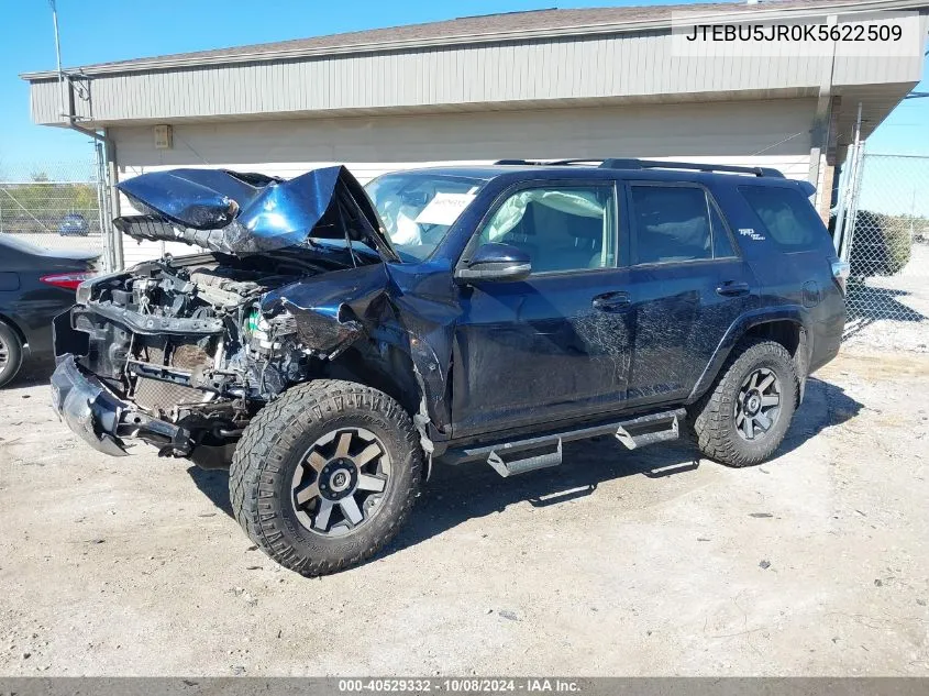 JTEBU5JR0K5622509 2019 Toyota 4Runner Trd Off Road Premium