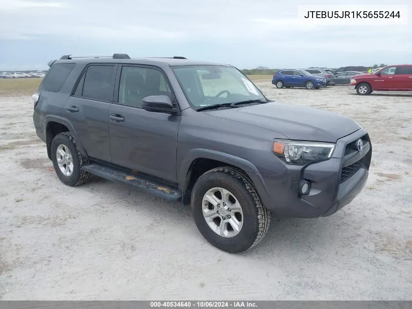 JTEBU5JR1K5655244 2019 Toyota 4Runner Sr5