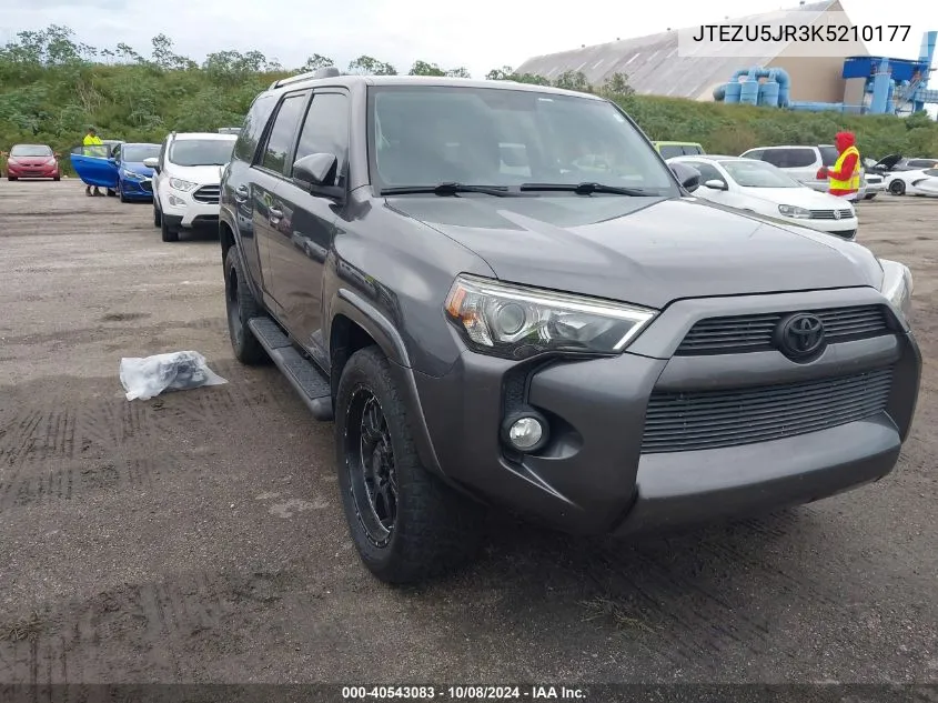 2019 Toyota 4Runner Sr5 VIN: JTEZU5JR3K5210177 Lot: 40543083