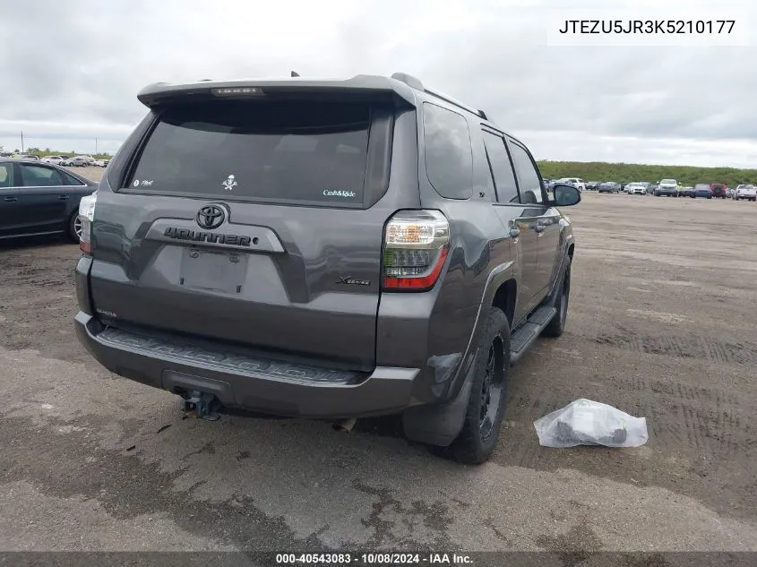 JTEZU5JR3K5210177 2019 Toyota 4Runner Sr5