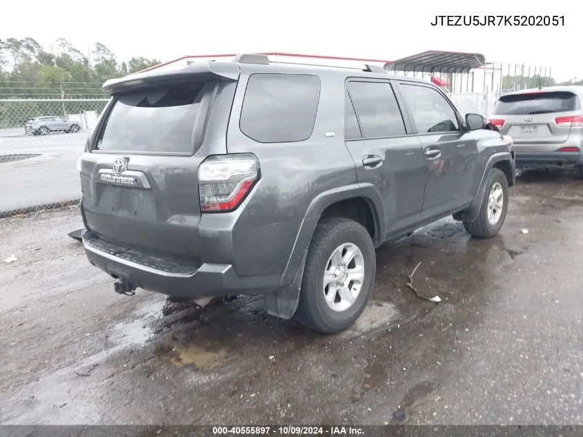 JTEZU5JR7K5202051 2019 Toyota 4Runner Sr5/Limited/Limited Night