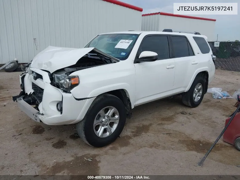 JTEZU5JR7K5197241 2019 Toyota 4Runner Sr5/Limited/Limited Night