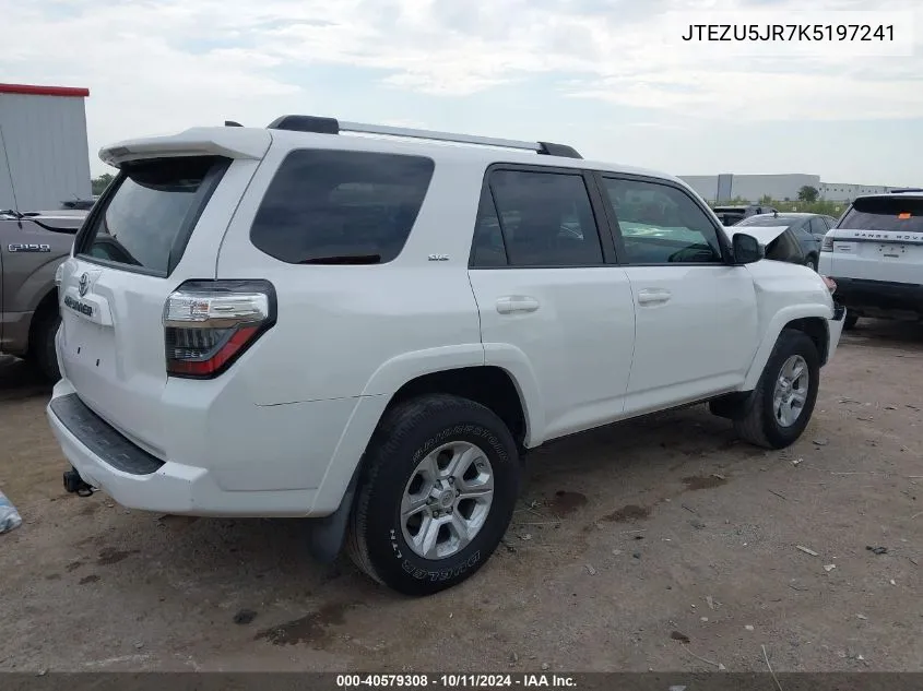 JTEZU5JR7K5197241 2019 Toyota 4Runner Sr5/Limited/Limited Night