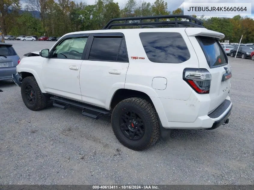 JTEBU5JR4K5660664 2019 Toyota 4Runner Trd Pro