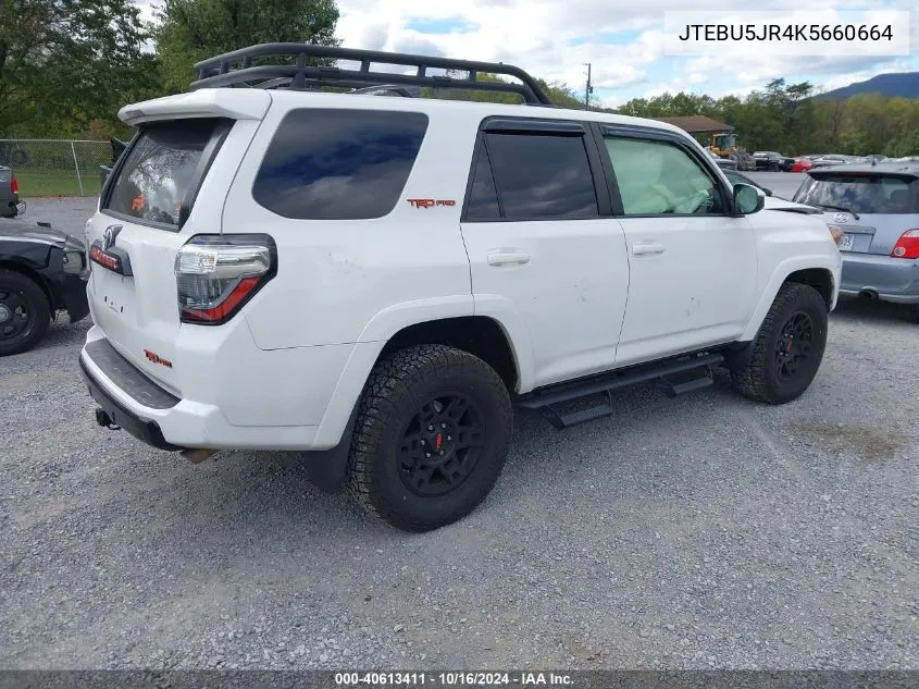 JTEBU5JR4K5660664 2019 Toyota 4Runner Trd Pro