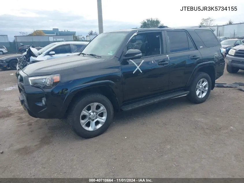 JTEBU5JR3K5734155 2019 Toyota 4Runner Sr5 Premium