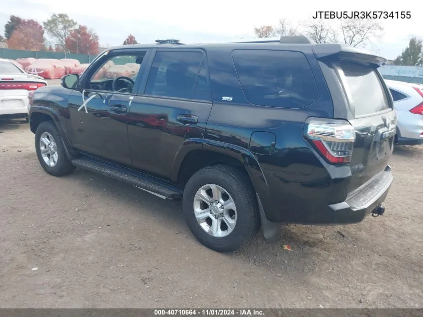 JTEBU5JR3K5734155 2019 Toyota 4Runner Sr5 Premium