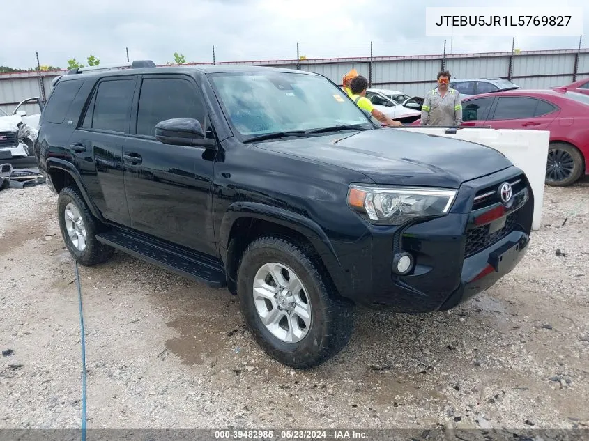 JTEBU5JR1L5769827 2020 Toyota 4Runner Sr5