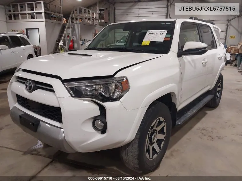 JTEBU5JRXL5757515 2020 Toyota 4Runner Trd Off Road Premium