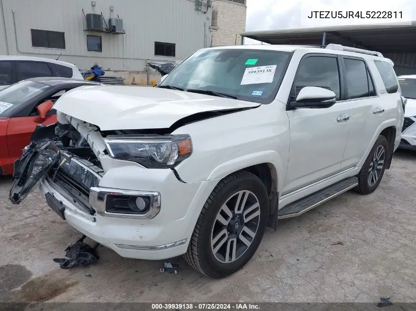 JTEZU5JR4L5222811 2020 Toyota 4Runner Limited