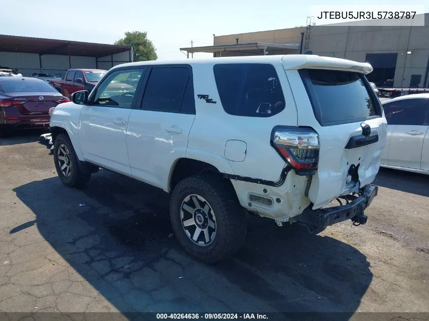 JTEBU5JR3L5738787 2020 Toyota 4Runner Trd Off Road