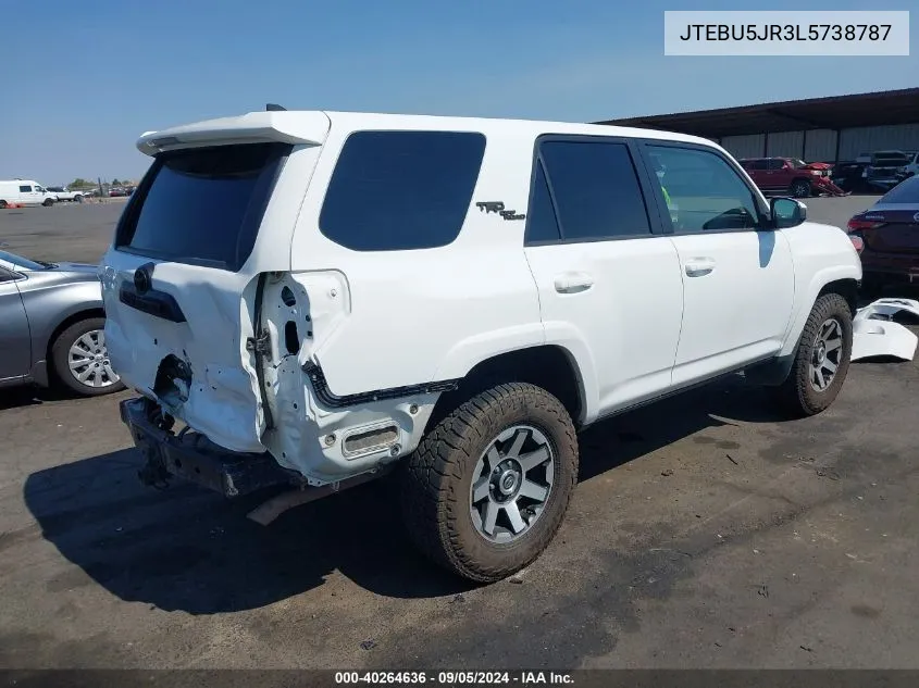 JTEBU5JR3L5738787 2020 Toyota 4Runner Trd Off Road