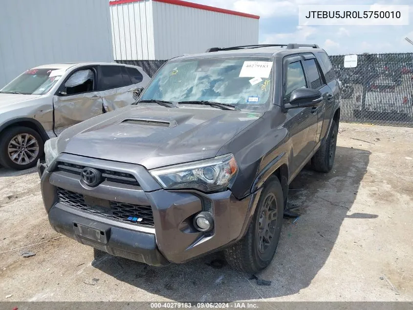 JTEBU5JR0L5750010 2020 Toyota 4Runner Venture Special Edition