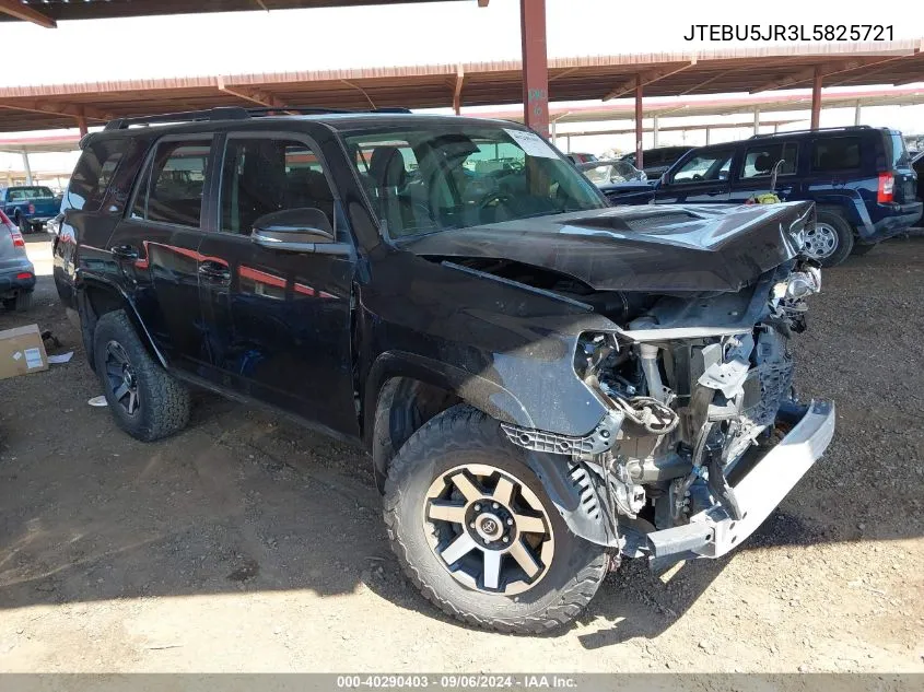 2020 Toyota 4Runner Trd Off Road Premium VIN: JTEBU5JR3L5825721 Lot: 40290403