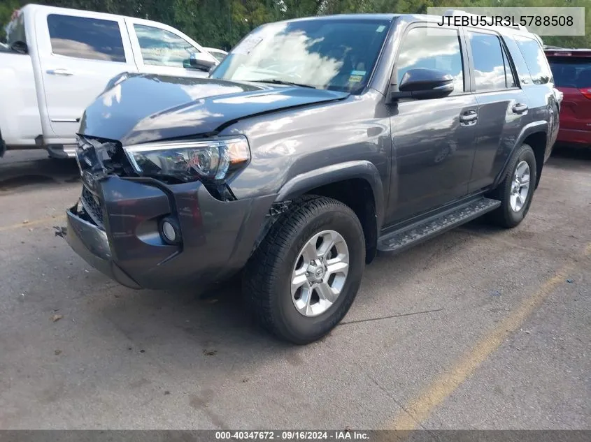 2020 Toyota 4Runner Sr5 Premium VIN: JTEBU5JR3L5788508 Lot: 40347672