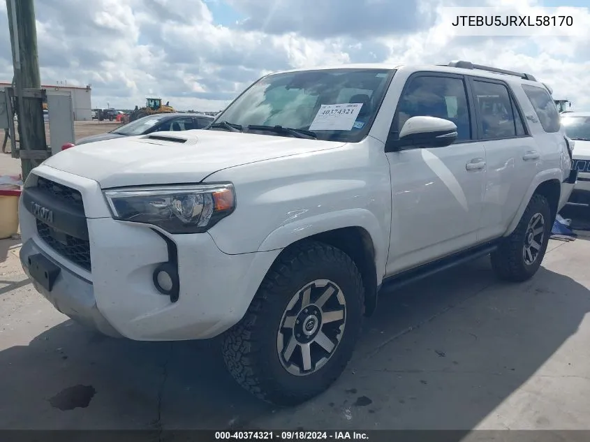 JTEBU5JRXL58170 2020 Toyota 4Runner Sr5/Sr5 Premium/Venture/L