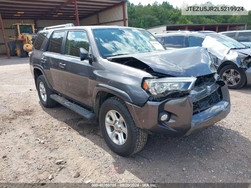 2020 Toyota 4Runner Sr5 VIN: JTEZU5JR2L5219924 Lot: 40395705