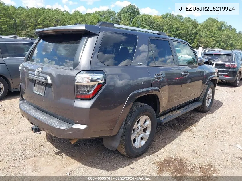 JTEZU5JR2L5219924 2020 Toyota 4Runner Sr5