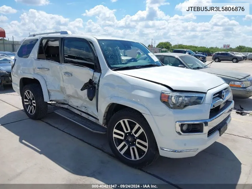 JTEBU5JR3L5806876 2020 Toyota 4Runner Limited