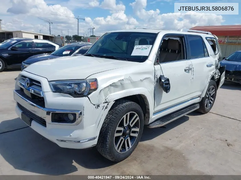 JTEBU5JR3L5806876 2020 Toyota 4Runner Limited