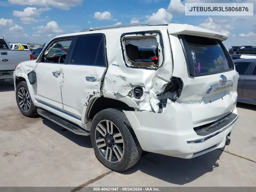 JTEBU5JR3L5806876 2020 Toyota 4Runner Limited