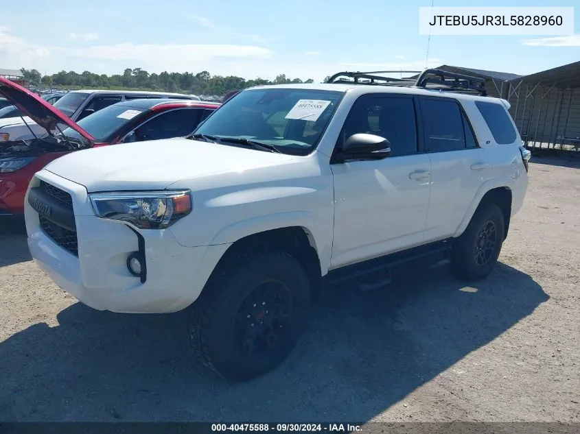 JTEBU5JR3L5828960 2020 Toyota 4Runner Sr5/Sr5 Premium/Venture/L