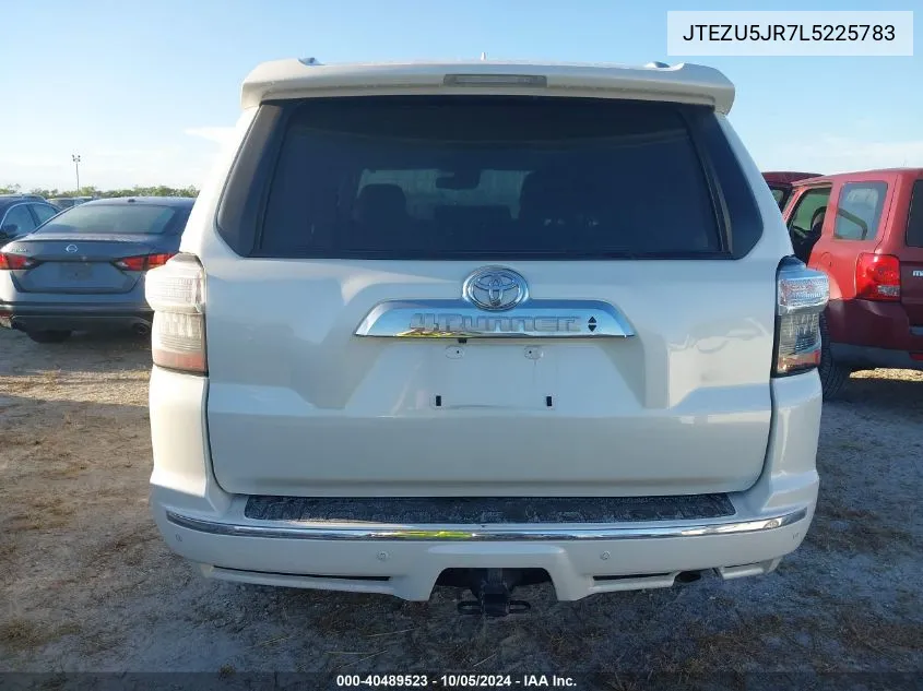 2020 Toyota 4Runner Limited VIN: JTEZU5JR7L5225783 Lot: 40489523