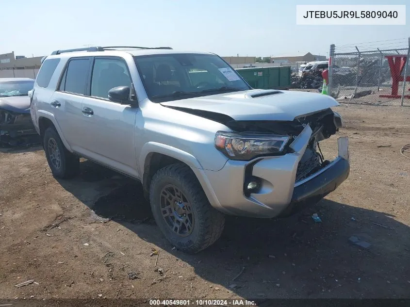 2020 Toyota 4Runner Venture Special Edition VIN: JTEBU5JR9L5809040 Lot: 40549801