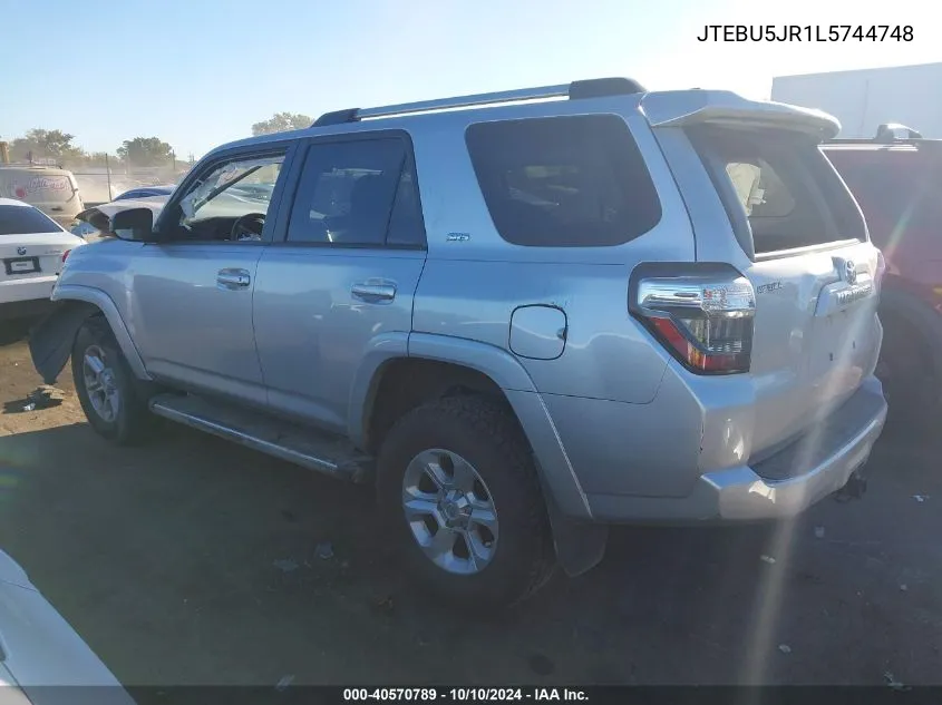 JTEBU5JR1L5744748 2020 Toyota 4Runner Sr5