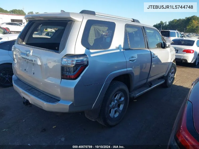 JTEBU5JR1L5744748 2020 Toyota 4Runner Sr5