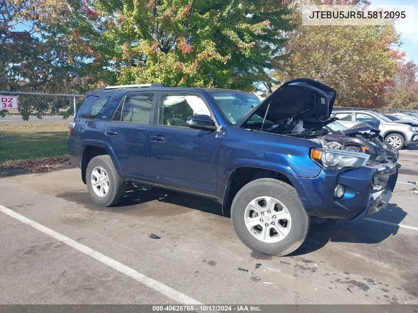 2020 Toyota 4Runner Sr5/Sr5 Premium/Venture/L VIN: JTEBU5JR5L5812095 Lot: 40625765