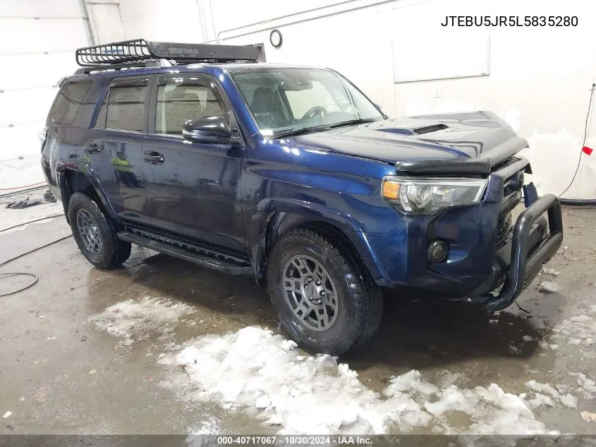 2020 Toyota 4Runner Venture Special Edition VIN: JTEBU5JR5L5835280 Lot: 40717067