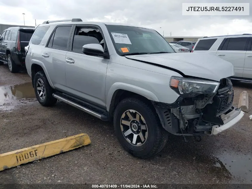 JTEZU5JR4L5227491 2020 Toyota 4Runner Sr5