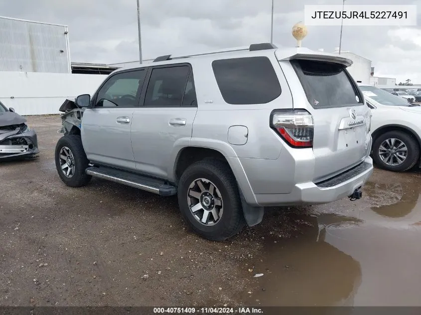 JTEZU5JR4L5227491 2020 Toyota 4Runner Sr5