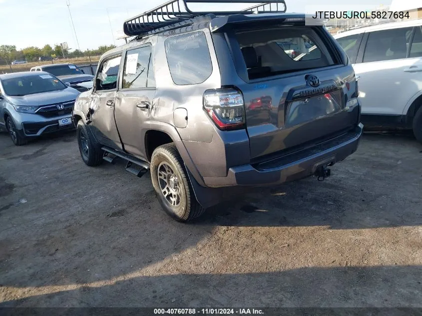 JTEBU5JR0L5827684 2020 Toyota 4Runner Venture Special Edition