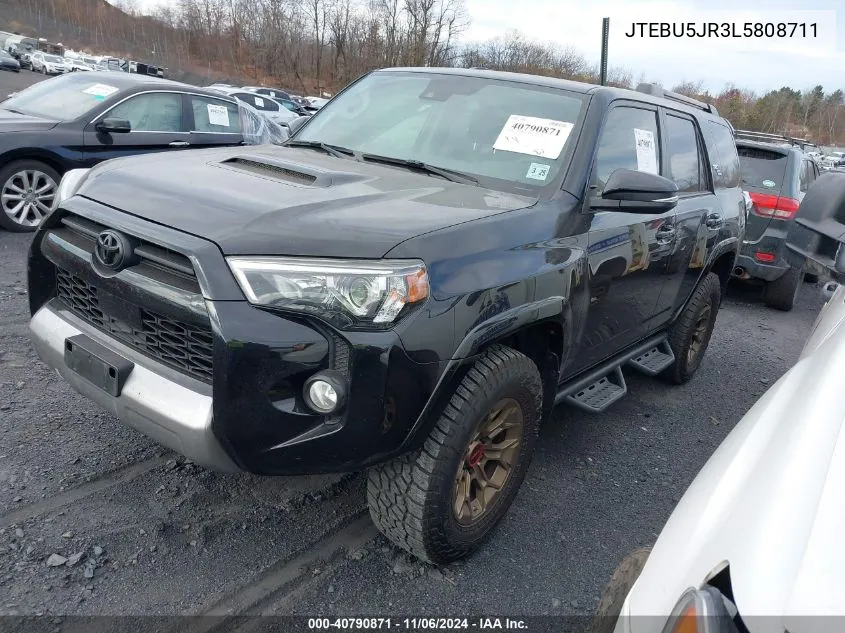 2020 Toyota 4Runner Trd Off Road Premium VIN: JTEBU5JR3L5808711 Lot: 40790871