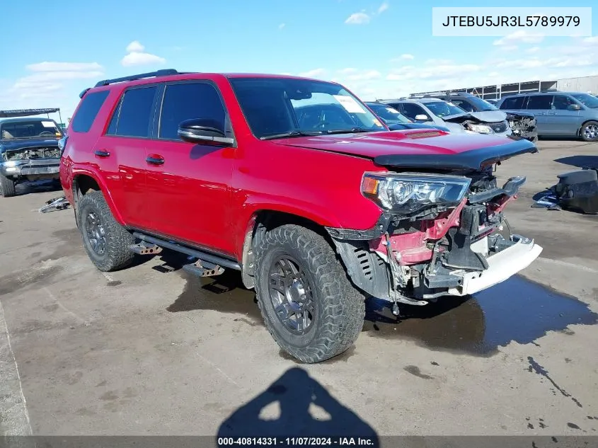 2020 Toyota 4Runner Venture Special Edition VIN: JTEBU5JR3L5789979 Lot: 40814331