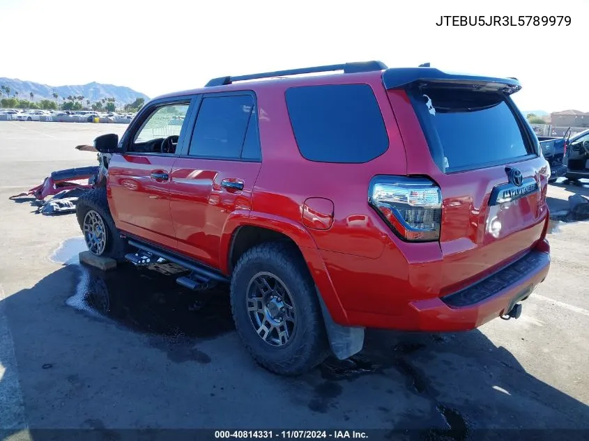 2020 Toyota 4Runner Venture Special Edition VIN: JTEBU5JR3L5789979 Lot: 40814331