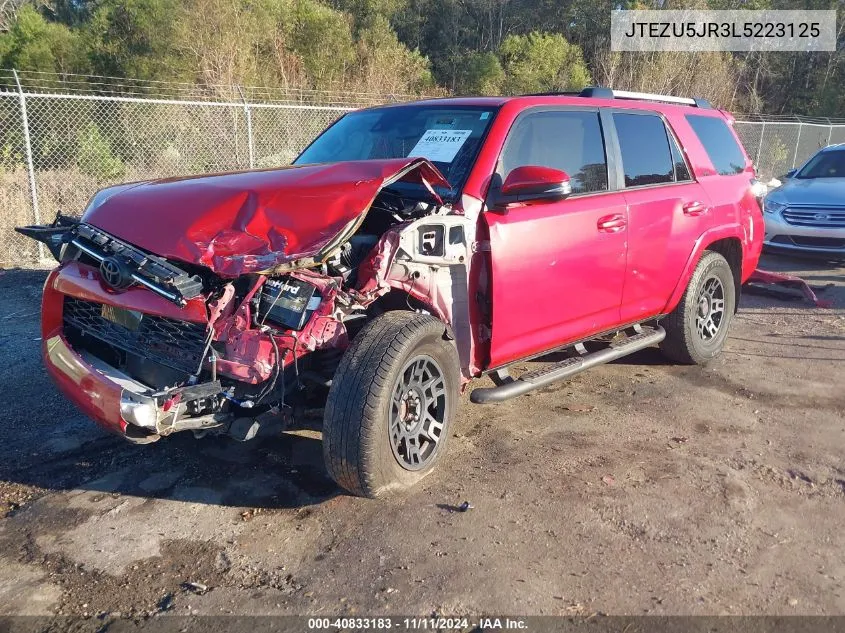 2020 Toyota 4Runner Sr5 Premium VIN: JTEZU5JR3L5223125 Lot: 40833183