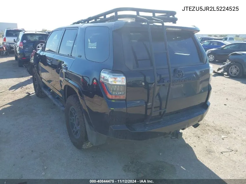 2020 Toyota 4Runner Sr5 Premium VIN: JTEZU5JR2L5224525 Lot: 40844475