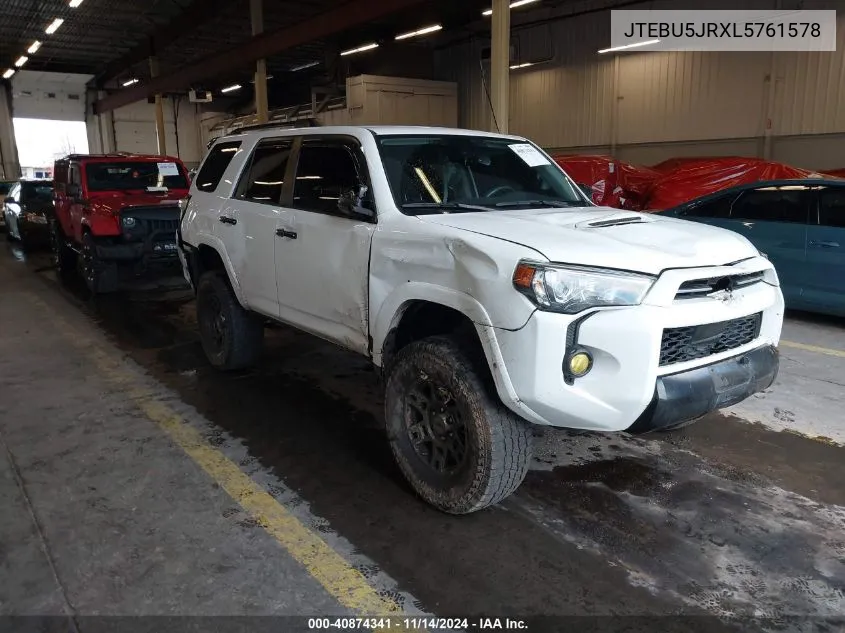 2020 Toyota 4Runner Venture Special Edition VIN: JTEBU5JRXL5761578 Lot: 40874341