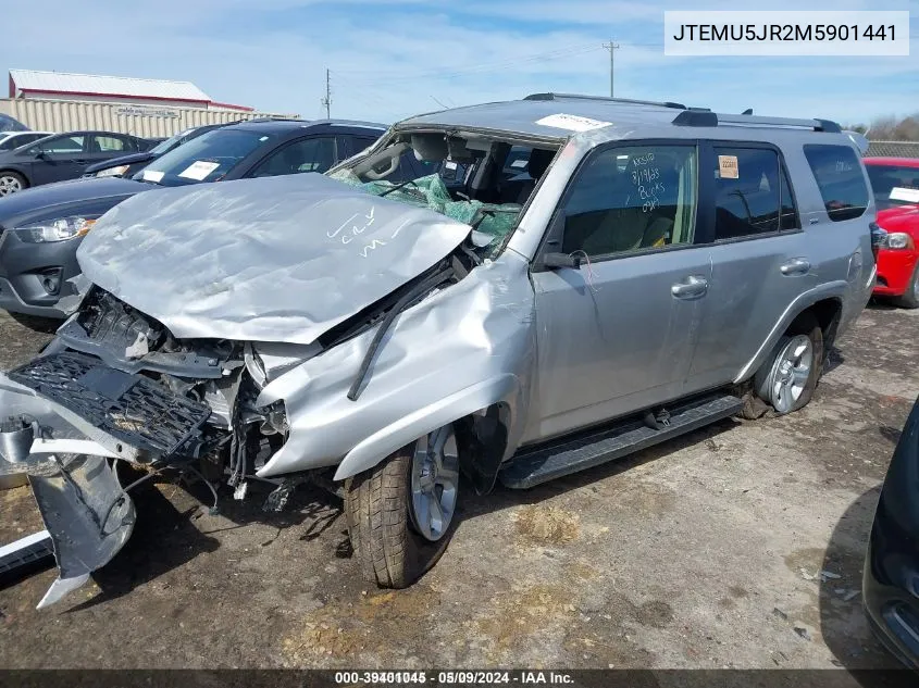 JTEMU5JR2M5901441 2021 Toyota 4Runner Sr5